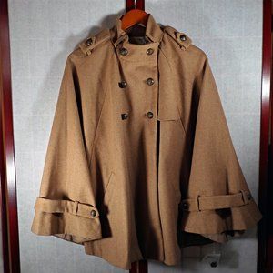 Camel military style Sashimi cape